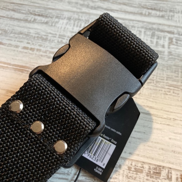AWP Black TACTICAL POLY BELT ADJUSTABLE Up To 50 Inch Quick Release Buckle Work - Picture 5 of 6